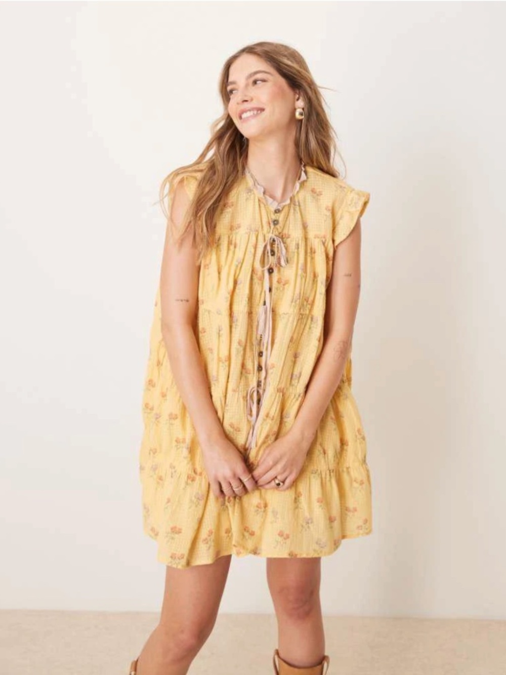 Free People Sundown Mini Dress